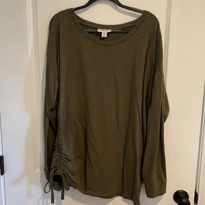 Motherhood Maternity Green Sweatshirt